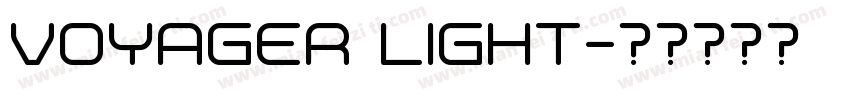Voyager Light字体转换
